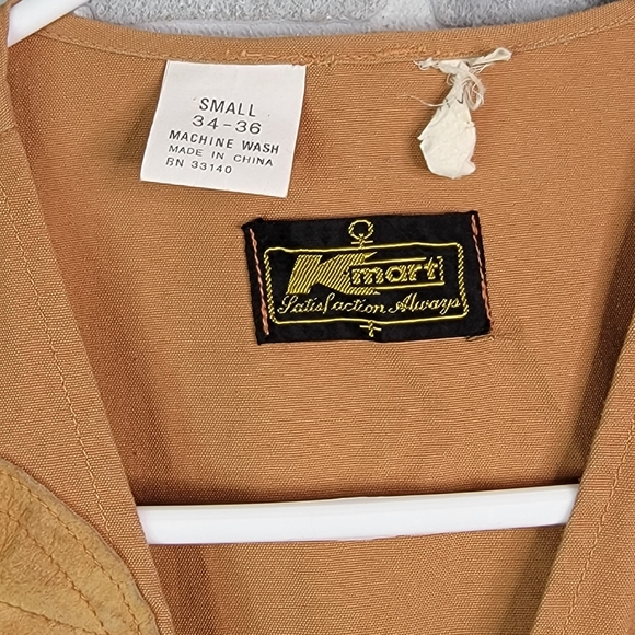 KMART Vintage Outdoor Hunting Vest With Shell Storage Men's Size Small - Picture 5 of 13